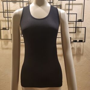 Black Seamless Women's Tank Top